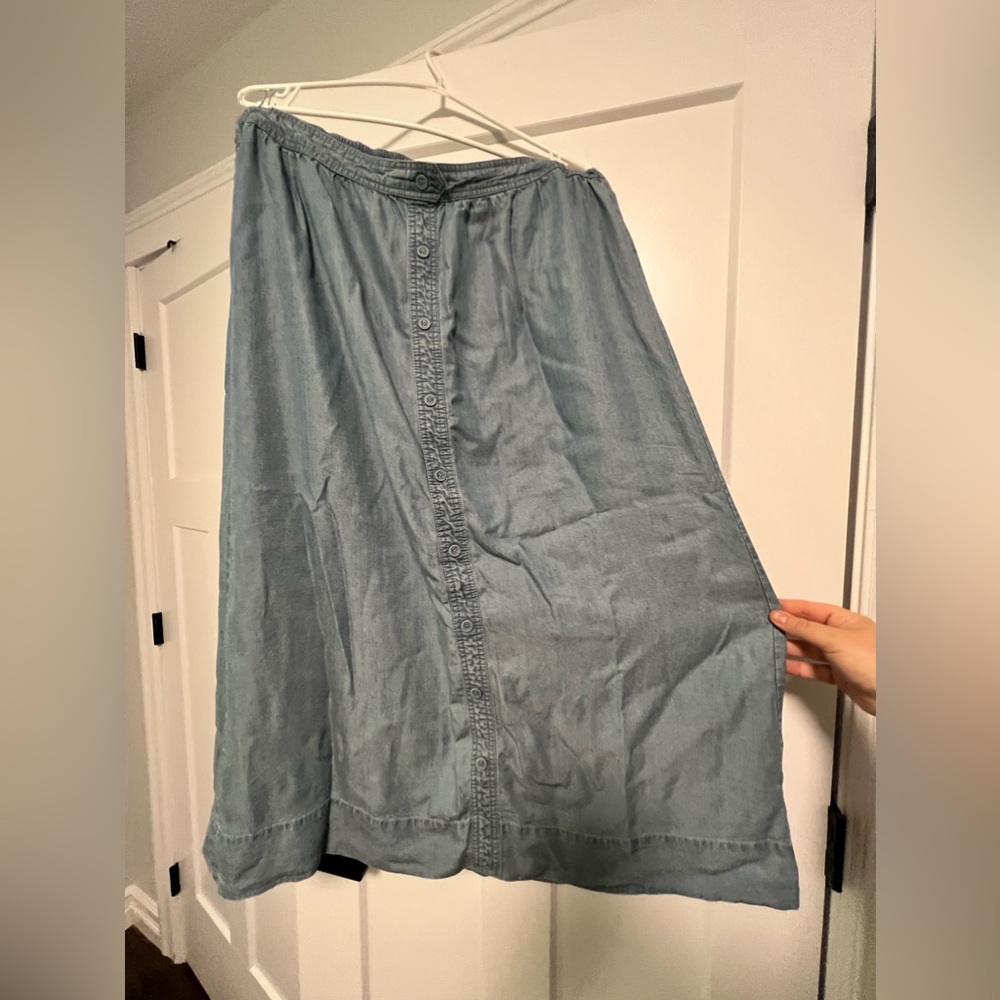 Light Denim Skirt